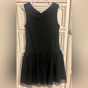 Girls Black Sleeveless Dress Size 7/8